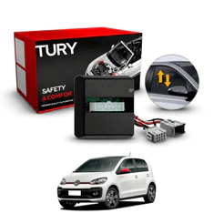 Módulo de Subida Vidro Tury PRO 2.18 UP - Volkswagen UP - Vidros elétricos nas 2 portas