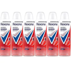 Kit Desodorante Aerosol Rexona Frutas Vermelhas 150ml - 6 Unidades
