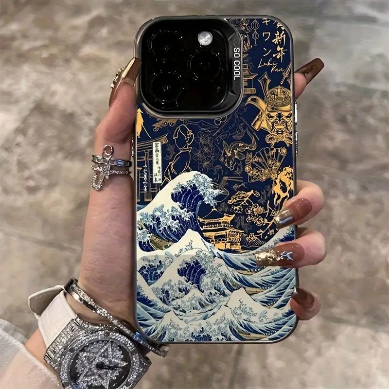 Capinha capa para Redmi A3 10C 12C 13C 14C Poco X5 X6 Pro Note 11 12 13 Ondas À