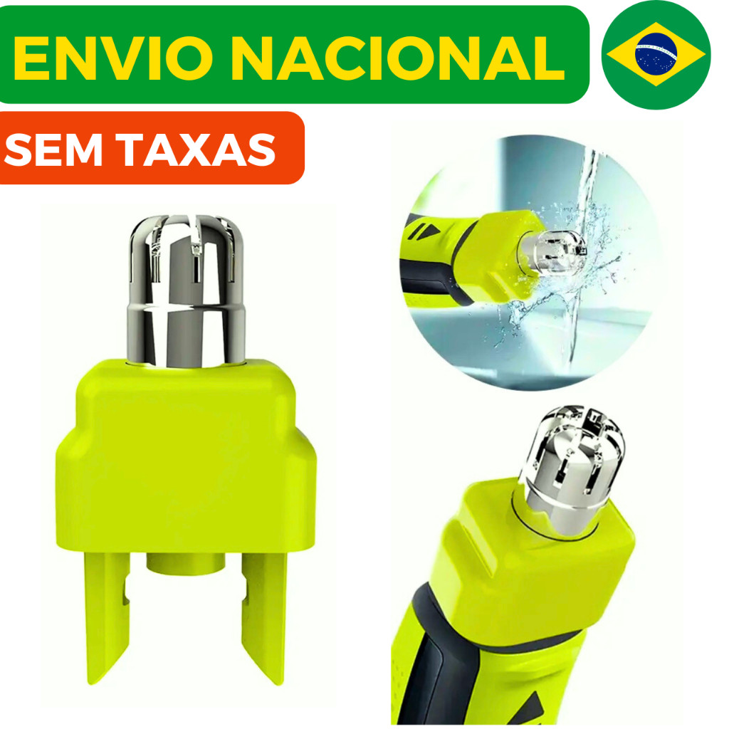 Refil Aparador Nasal Para Barbeador Philips OneBlade para remover pelos do nariz