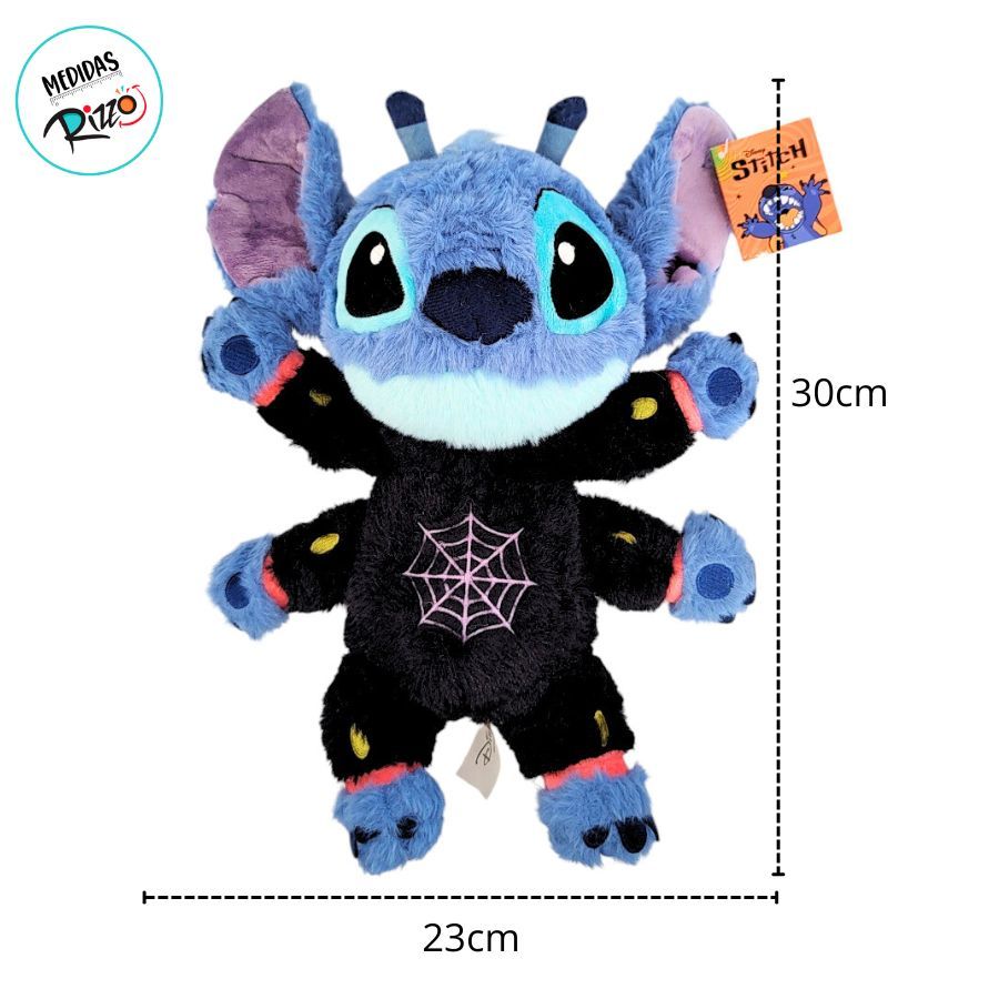 Pelúcia Stitch Halloween - Aranha - 30cm - 1 unidade - Disney Original - Rizzo — imagem 2 de 2