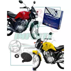 Kit De Transmissão Cg Titan Fan 125 2009 2010 2011 20112 2013 Riffel Original
