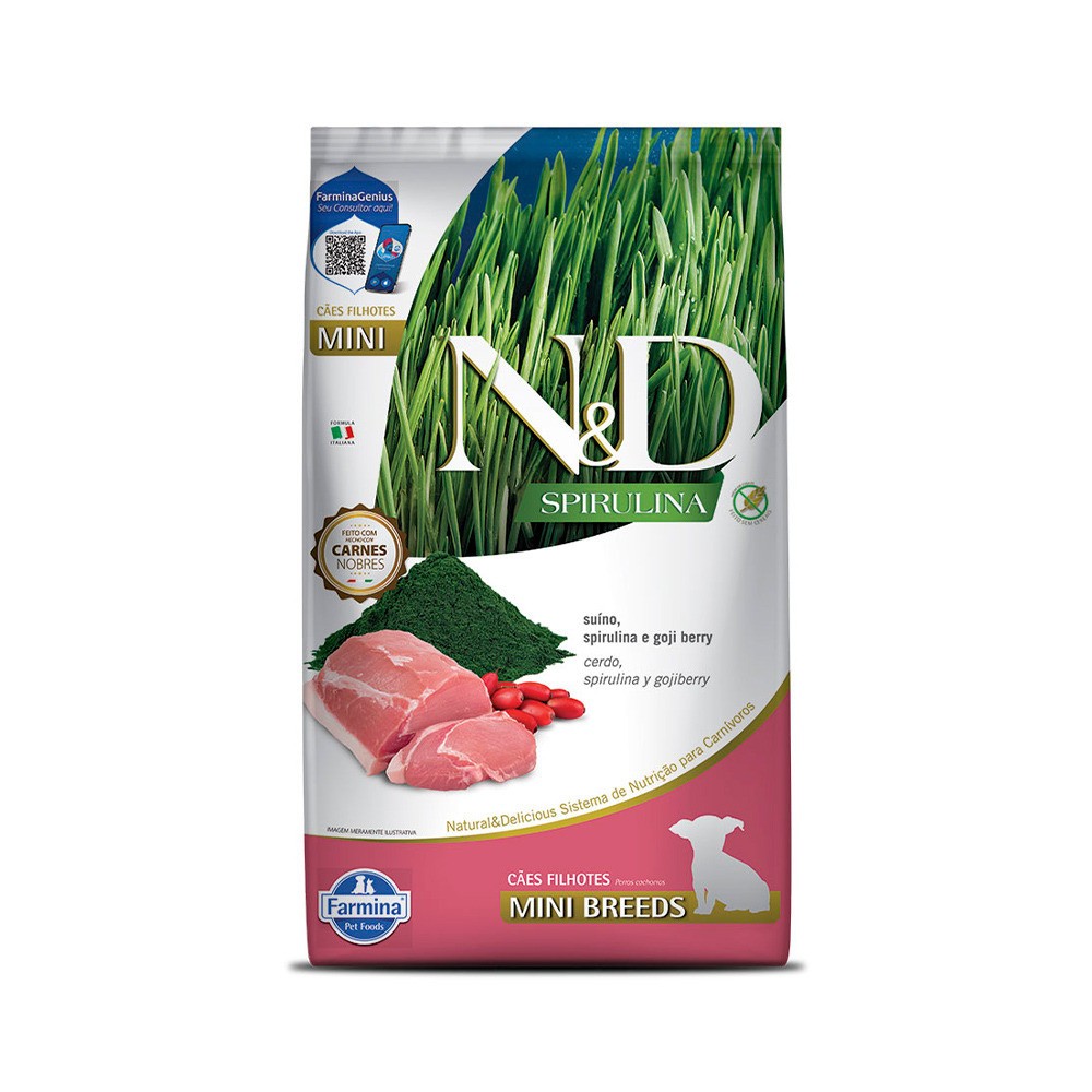 RAÇAO ND SPIRULINA SUINO PUPPY MINI 2KG