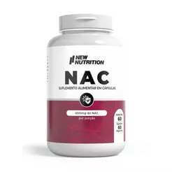 Nac 600mg - 60 Cápsulas - NewNutrition