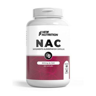 Nac 600mg - 60 Cápsulas - NewNutrition em Oferta na Shopee