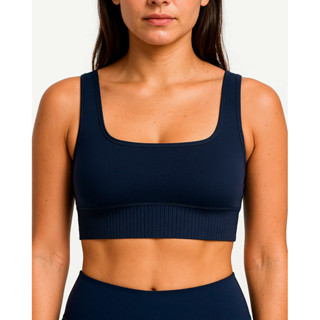 Top Fitness DelRio Alta Sustentação Sem Costura Academia Corrida em Oferta na Shopee