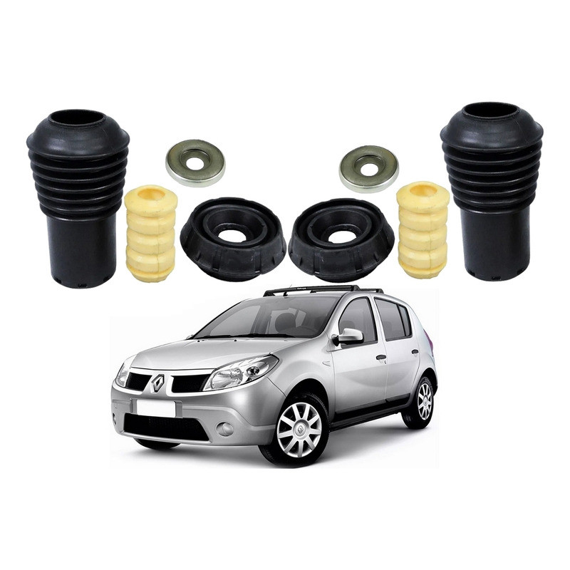 Kit Batente Dianteiro Sandero 1.0 1.6 2007 A 2013