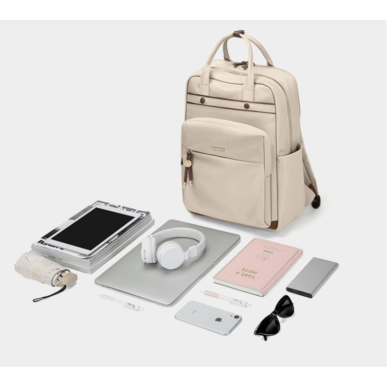 Bolsa de ombro pequena mochila casual para estudante, bolsa de viagem elegante, à prova d'água em Oferta na Shopee