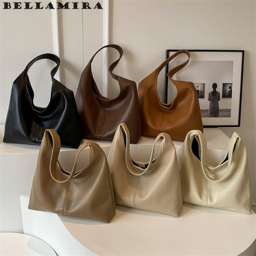 Bolsa De Couro PU Bolsa De Ombro De Grande Capacidade De Alta Qualidade É Adequada Para Trabalho E Viagens em Oferta na Shopee