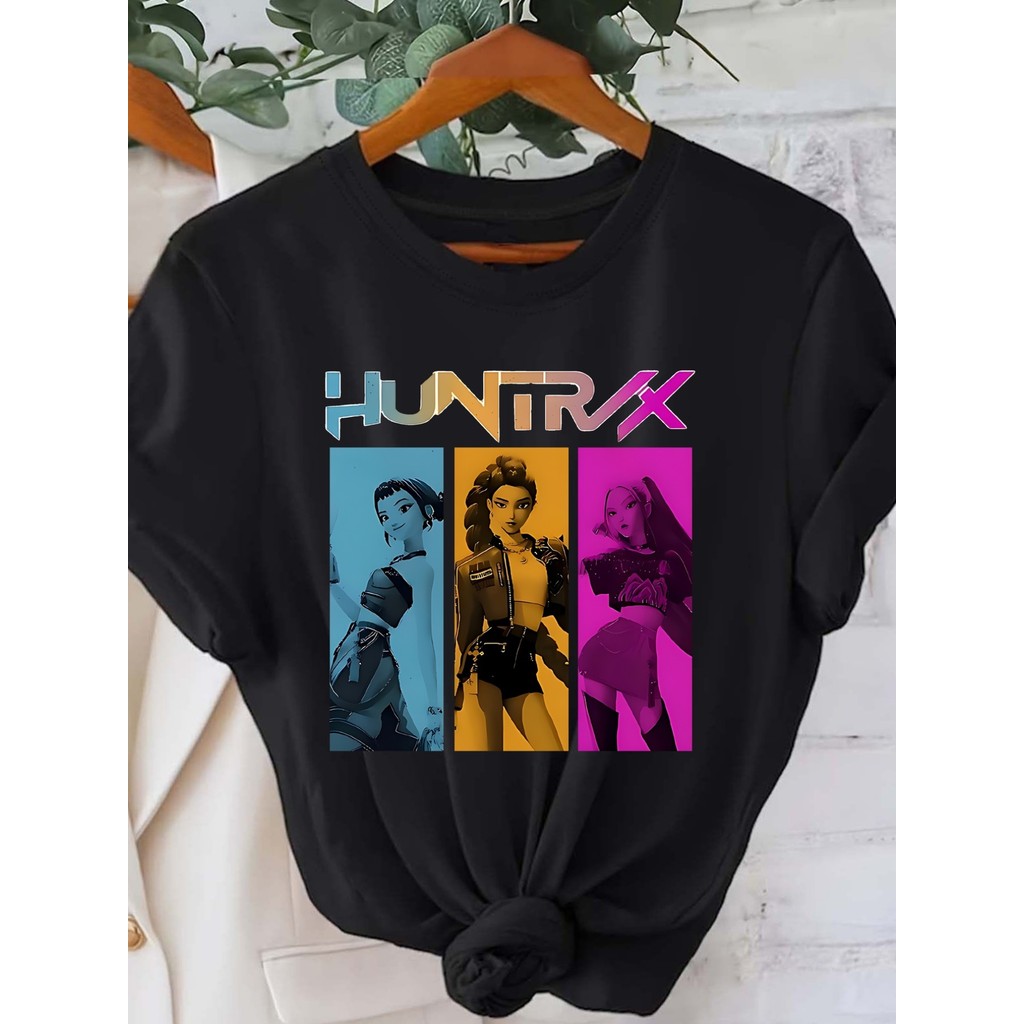 Camiseta Feminina Hunter Anime Inspirado Caçadora Personagem Estampada Confortável Estilosa Moderna Moda Casual