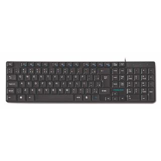 Teclado Movitec QWERTY português Brasil cor preto