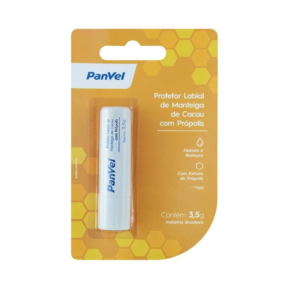 Manteiga De Cacau Com Propólis Panvel 3,5g em Oferta na Shopee