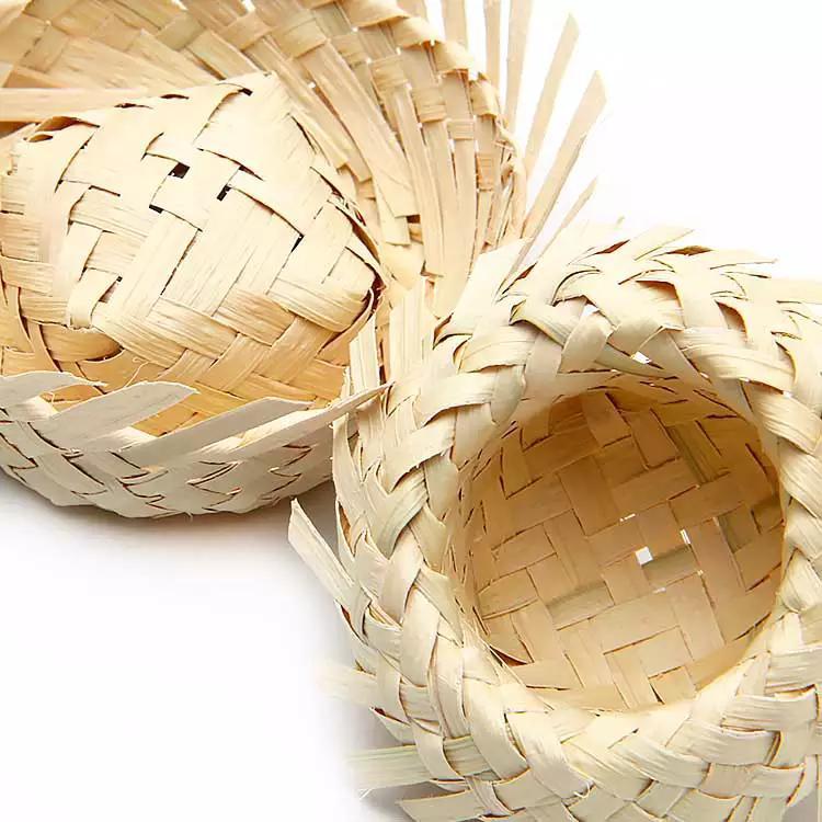 Mini Chapéu de Palha Leve e Estiloso para Decoração - Junina