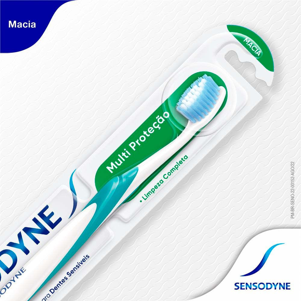Detalhes do Escova Dental Sensodyne Multi Proteção Macia Cores Sortidas com 1 Unidade