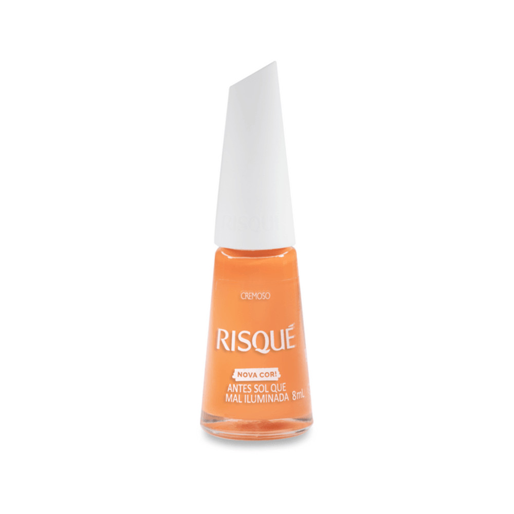 Esmalte Risqué Cremoso Antes Sol que Mal Iluminada em Oferta na Shopee