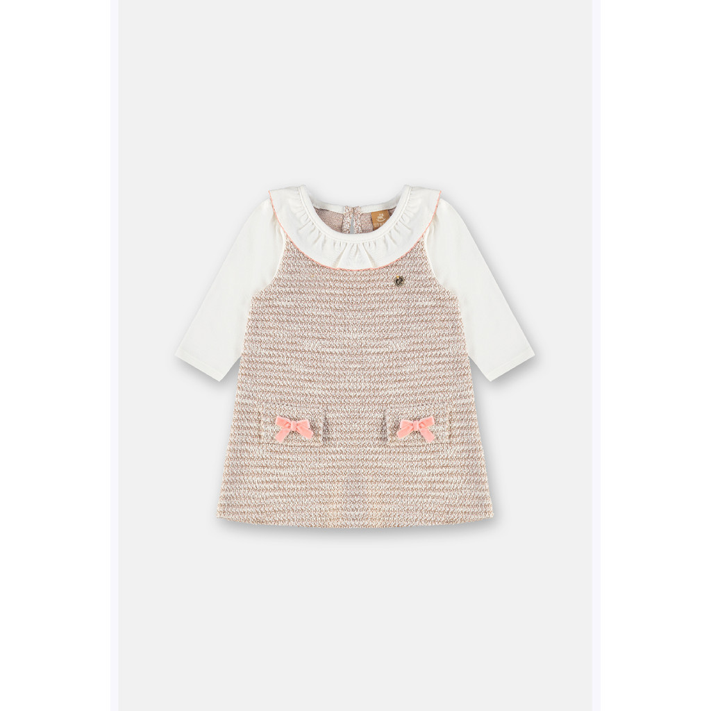 Vestido Bebê Malha Tweed Up Baby