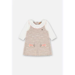 Vestido Bebê Malha Tweed Up Baby