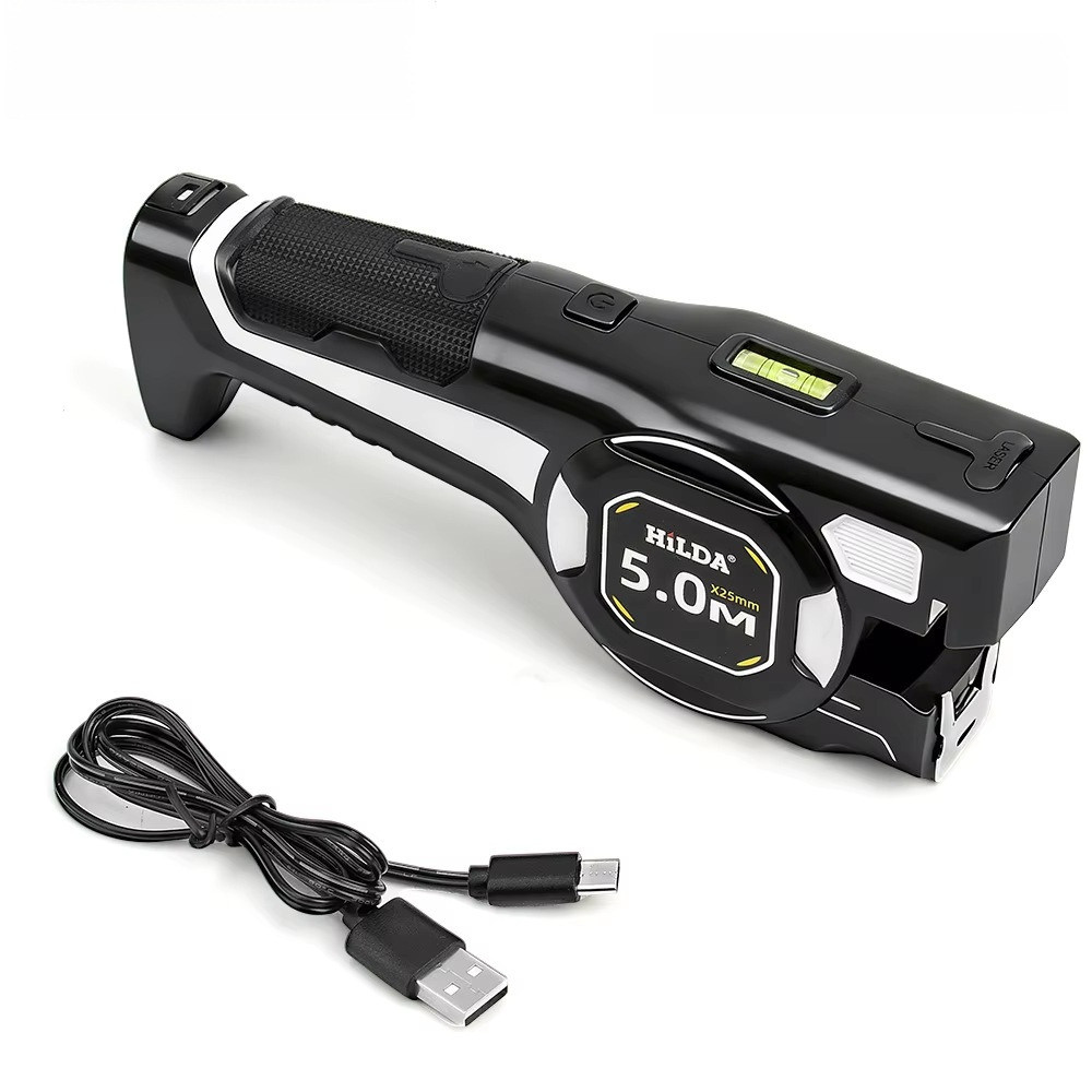 【Prático e Compacto】[2-in-1 Function] Medidor de Distância a Laser/Ferramenta de Medição/Fácil de Usar