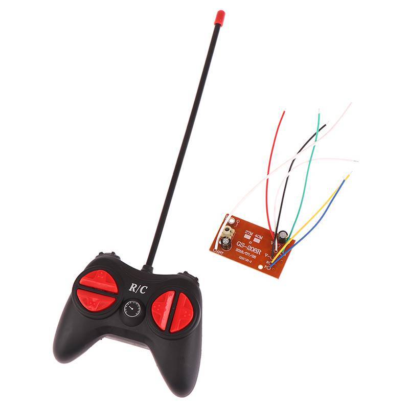 RC Controle Remoto 40MHz Circuito PCB Transmissor E Placa Receptora Sistema De Rádio Com Antena Conjunto Para Carro Tru — imagem 2 de 2