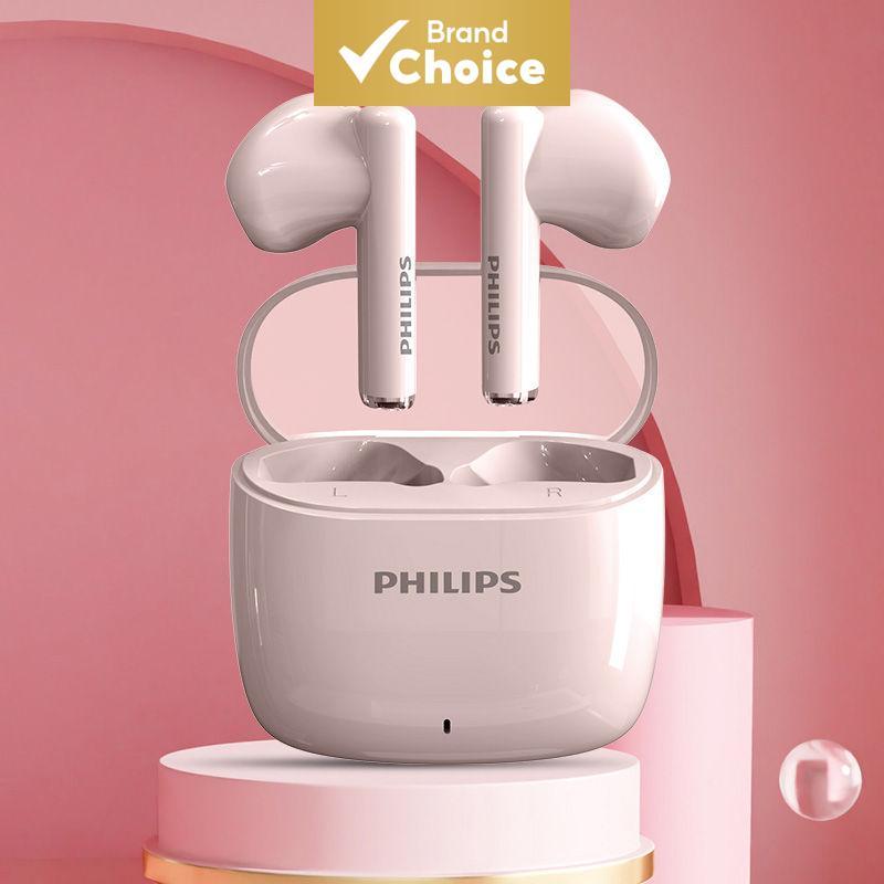 Fones de ouvido Philips TAT2420 sem fio, fones de ouvido Bluetooth, fones de ouvido HiFi, cancelamento de ruído por IA,
