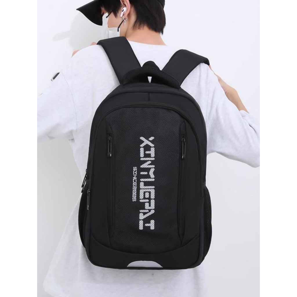 Mochila para estudantes do ensino médio mochila masculina treinamento esportes estudantes universitários grande capacida