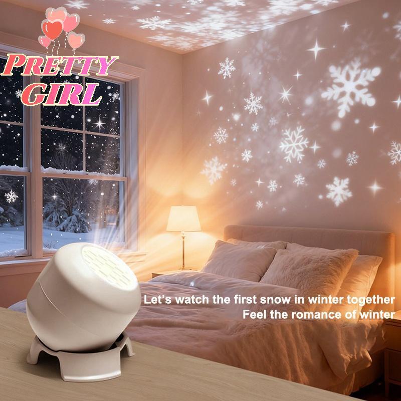 Imagem [Pretty ggirl] Luz De Projetor LED Relaxante Ocean Wave Com USB Para Humor Noturno Sereno [Novo]
