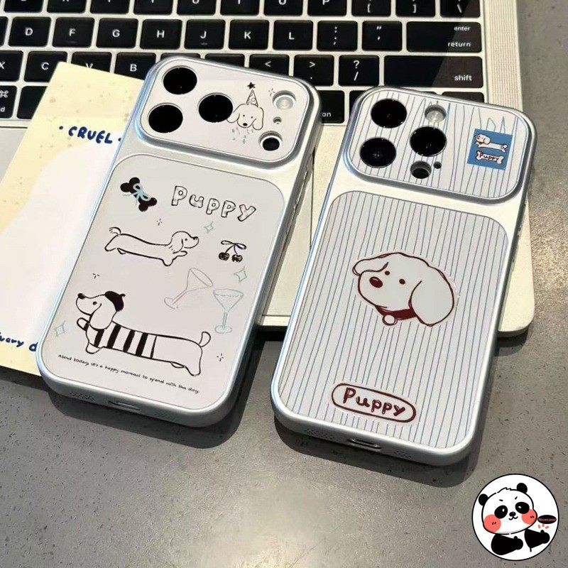Capa De Telefone De Cachorrinho Fofo Para Samsung Galaxy A07 M07 F07 A06 M06 F06 A05S M05 A04S A04E M04 F04 A03 Core A03