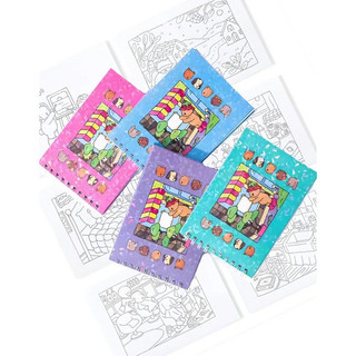 Livros De Colorir Premium Capa Dura de Pintar 50 Paginas 2/3/4/5/10pç Estilo Goods Folha Acetato Lembrancinha Presente