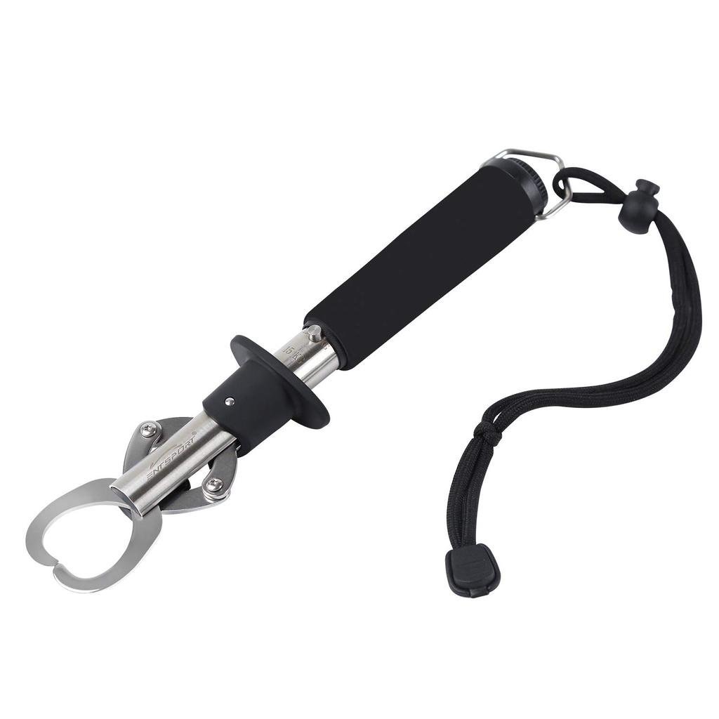 Pinça para Peixe com Balança, Suporte para Peixe em Aço Inoxidável, Ferramenta de Fixação de Peixe com Capa