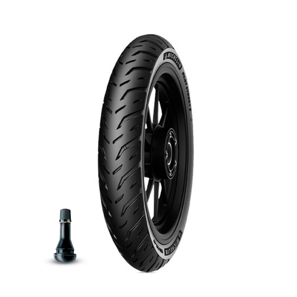 Pneu Michelin 60/100-17 M/C 33S Pilot Street 2 TL + Válvula BIZ Todos Modelos