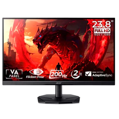 Monitor Gamer Acer Nitro 24" 200Hz 2Ms LED VA Full HD KG241Y X3BIP Bivolt