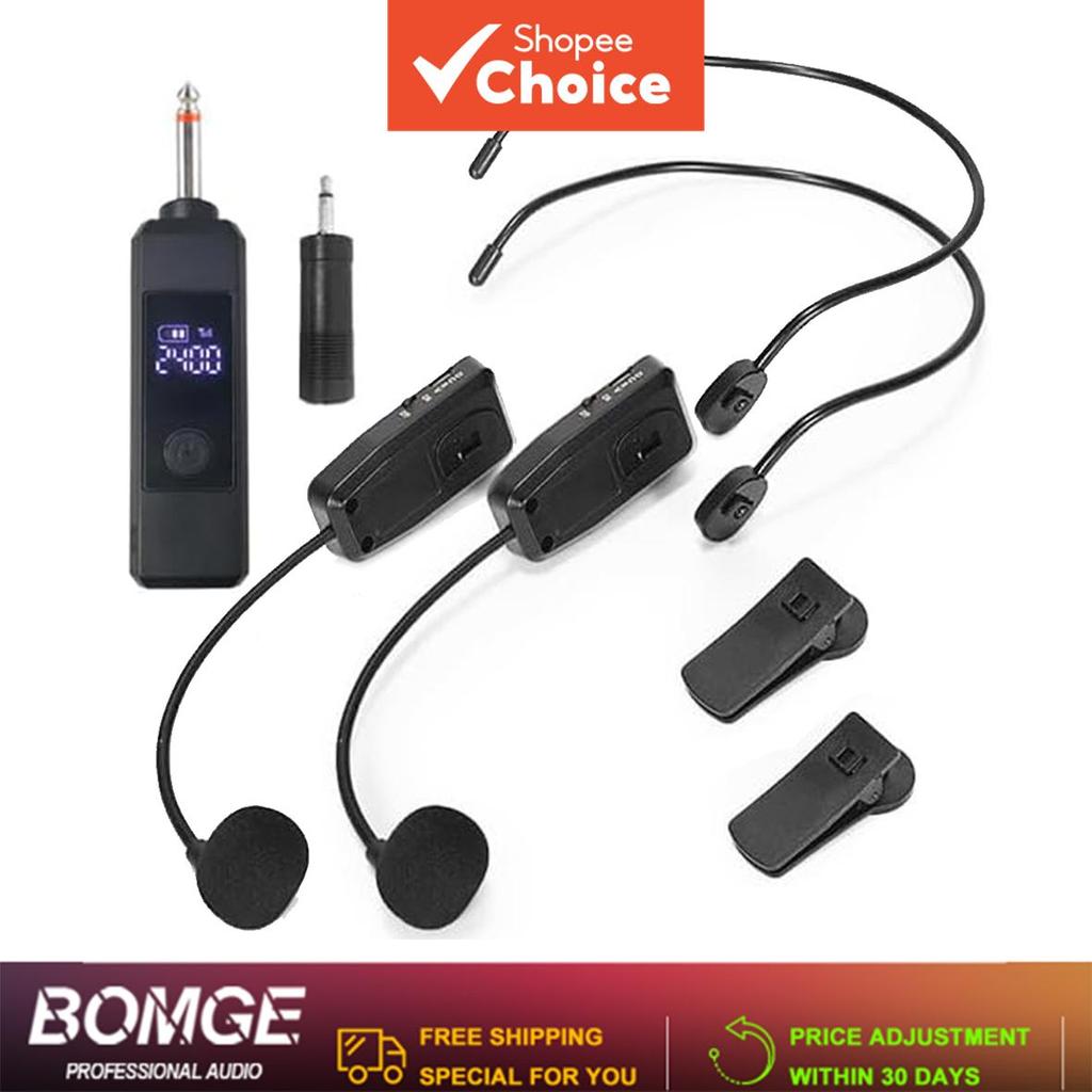 Microfone sem fio de clipe para saxofone com transmissor UHF e receptor para kit profissional de desempenho no palco
