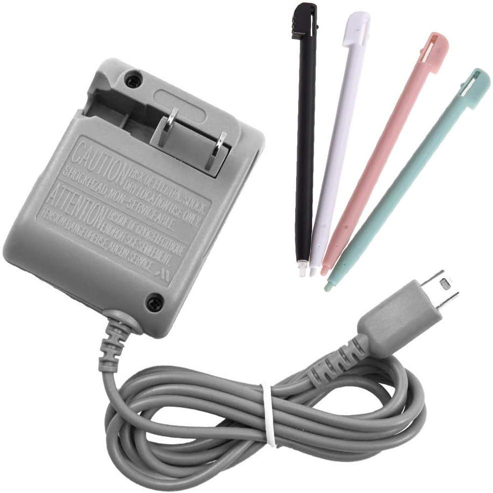 Kit de Carregador Xahpower DS Lite, Adaptador de Energia AC e Caneta Stylus para Sistemas Nintendo DS Lite, Carregador d