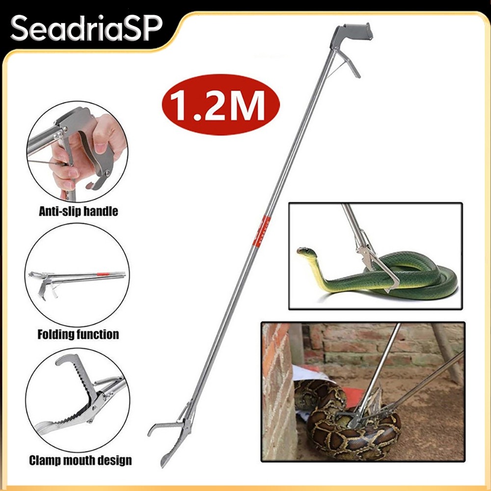 Braçadeira De Cobra De Aço Inoxidável Dobrável 1,2m