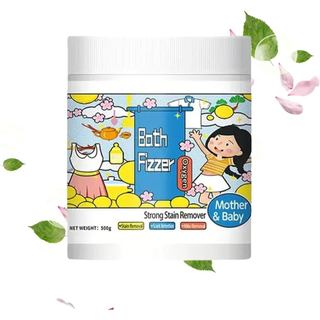Pó Detergente para Lavanderia Poderoso - 500g, Removedor de Manchas de Roupas Hiper Concentrado, Embalagem Compacta com 