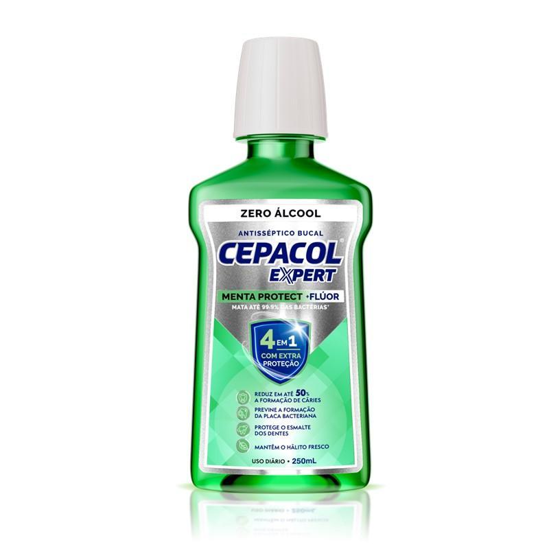 Cepacol Expert Menta Protect Sem Álcool 250mL