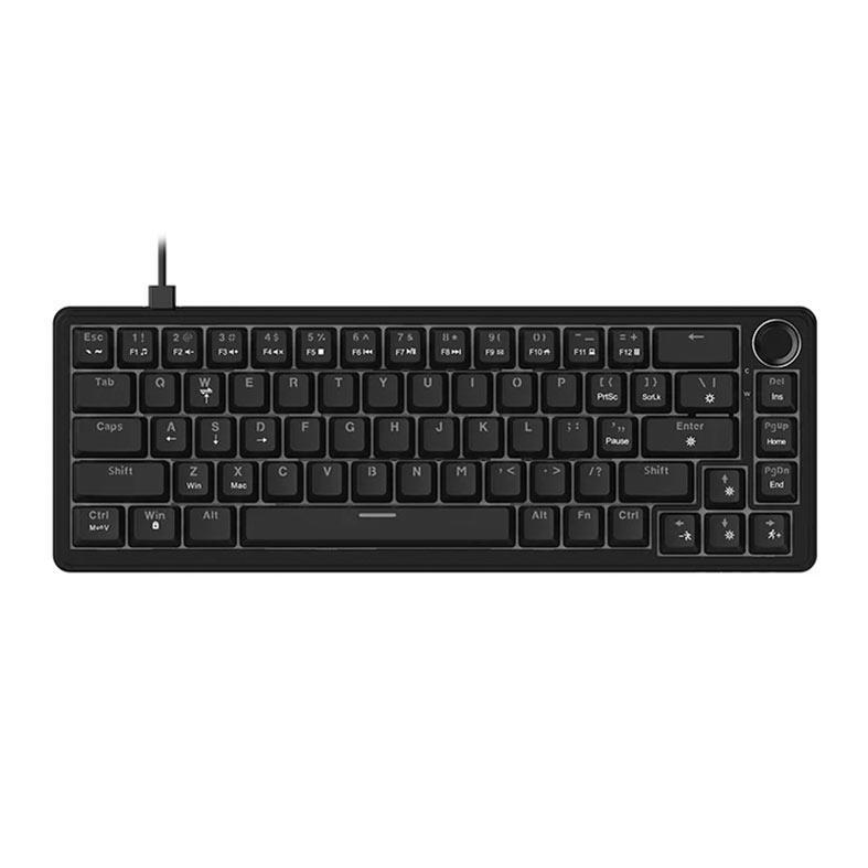 Teclado Mecanico Ajazz AK690, Rainbow, Switch Peach, Black, AK690-BK