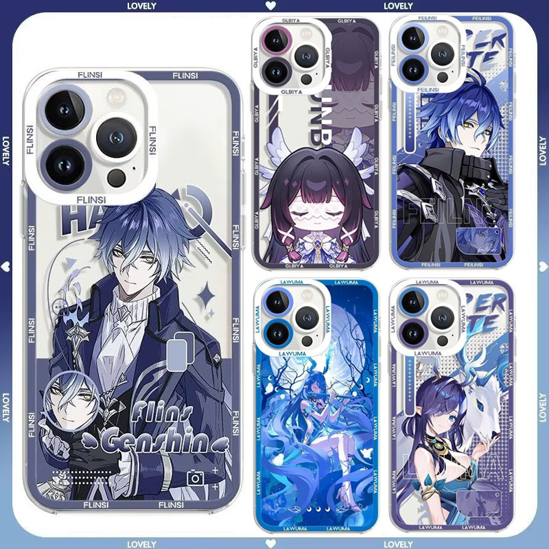 Capa De Telefone Para Samsung Galaxy A54 A55 A34 A35 A56 A36 A26 A07 A14 A15 A16 A25 A52 A52S A53 A12 A24 Genshin Impact