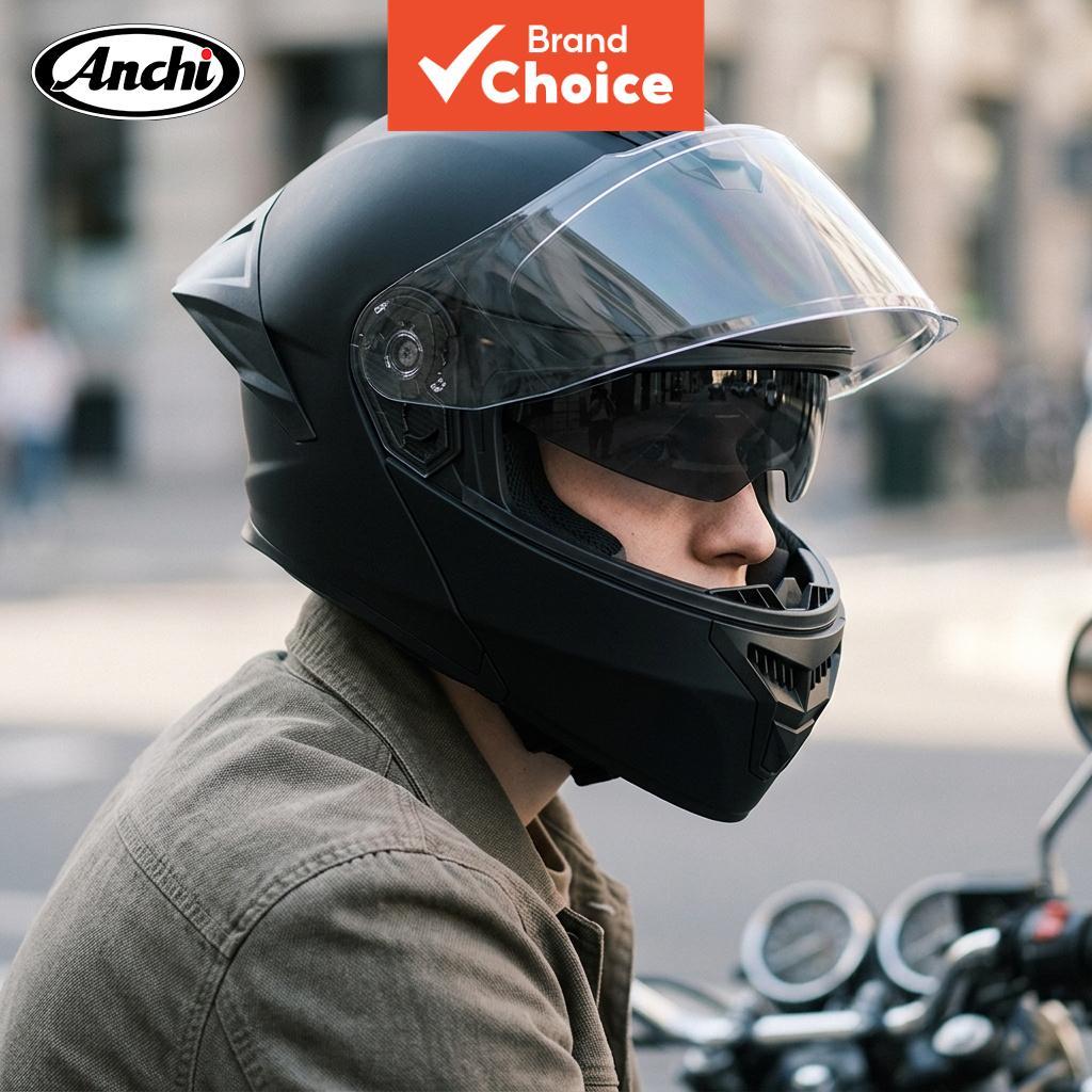 Capacete De Motocicleta Modular Unissex Com Lente Dupla Flip up Para Todas As Estações Homens E Mulheres