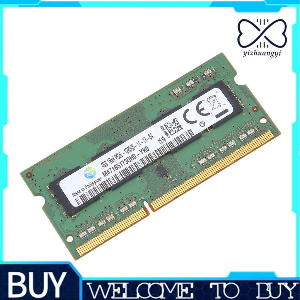 Memória RAM DDR3 4GB Para Laptop 1600Mhz PC3 12800 1RX8 1.35V 8 IC SODIMM Apenas