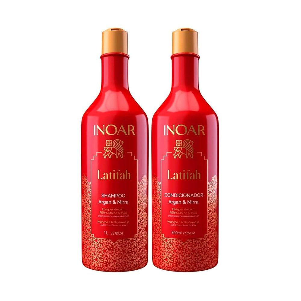 Kit Inoar Latifah Shampoo 1l + Condicionador 800ml