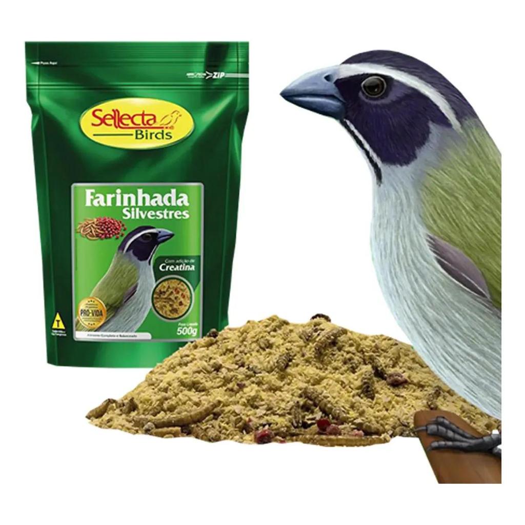 Sellecta Farinhada Silvestre Com Creatina Trinca-ferro- 500g