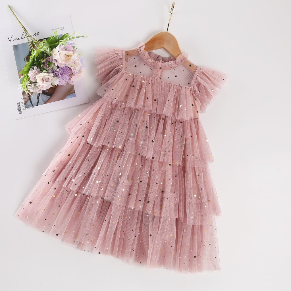 Vestido de Festa para Meninas com Flores para Verão / Aniversário / Casamento / Festa de Aniversário de Aniversário de 1