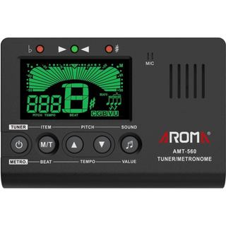 Ulumac Aroma 3 em 1 Afinador Metrônomo Digital para Todos os Instrumentos - Guitarra, Piano, Violino, Baixo, Ukulele, Tr