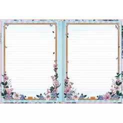 Caderno brochura capa dura colegial 1x1 80 folhas Bridgerton Tilibra