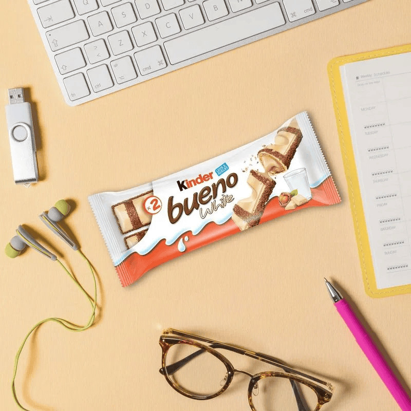 Kinder Chocolate wafer white Bueno 39g · foto 2