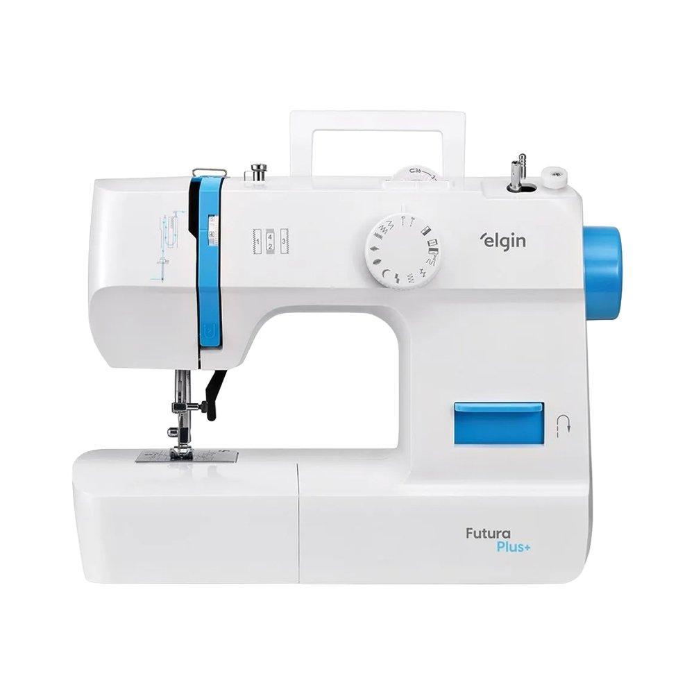 Máquina de Costura Portátil Elgin Futura Plus JX2052 Branco