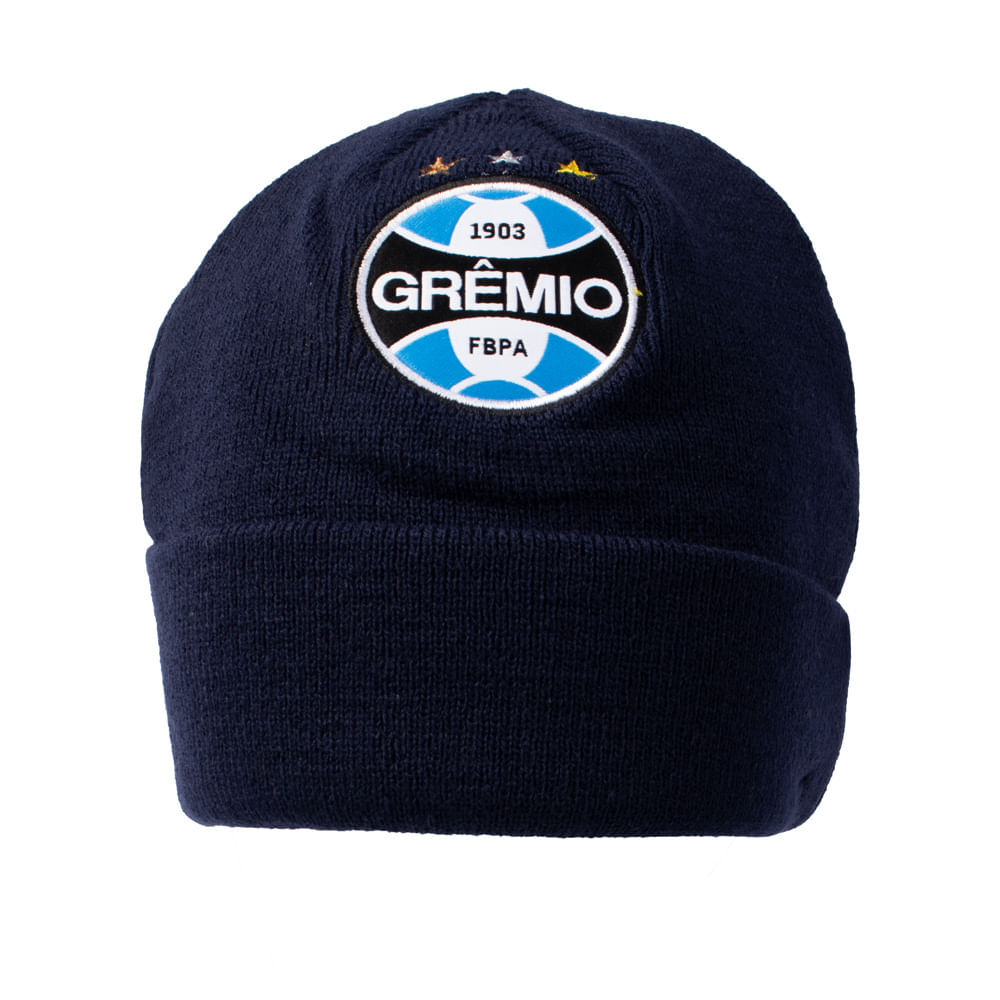 Gorro Masculino Lotus Grêmio Tricot Marinho
