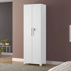 Armário para Escritório 2 Portas com Chave 61cm Nt 4020 Branco New Branco New