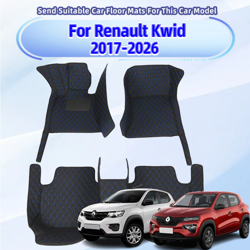 Tapetes De Carro Para Renault Kwid 2017-2026 Almofadas De Pé Acessórios Interiores Automóveis 2025 2024 23 22 21 20 19 1